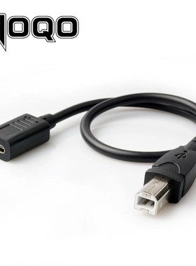 USB C Female to USB B Male Pinter Cable USB 3.1 Type C Male