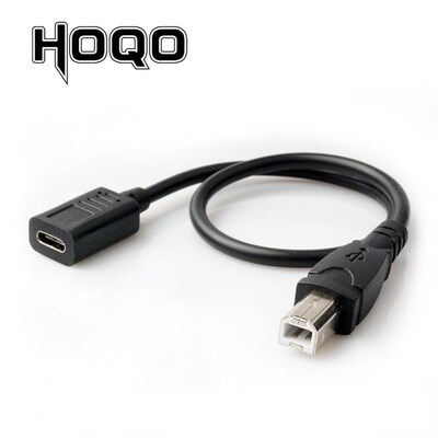 USB C Female to USB B Male Pinter Cable USB 3.1 Type C Male