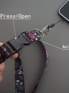 Car Key Lanyard Badge Holders Mobile Phone Neck Straps Multi