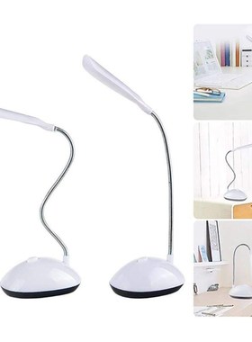 Battery Powered Mini LED Desk Lamp 360 Degree Rotation Readi