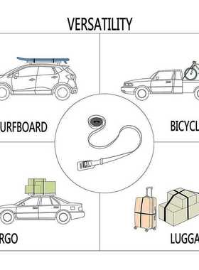 2Pcs 250kg Car Roof Rack Kayak Cam Buckle Lashing Strap Lugg