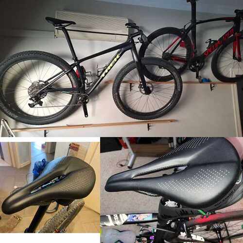 ELITAONE 3K Carbon Saddle MTB/Road Bike Comfort Soft Silicon