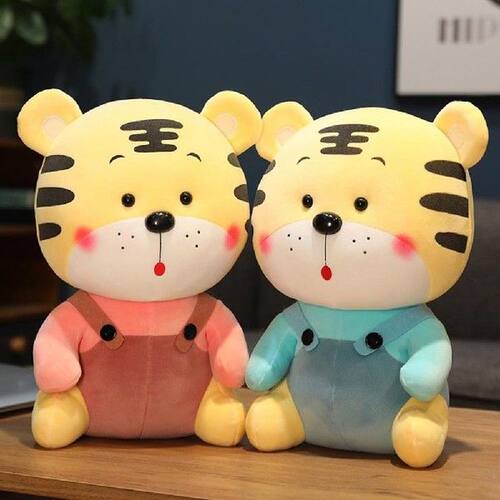 Tiger Toys Cute New Year Decoration Gift Tiger Plush Toy