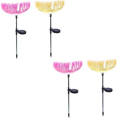 Solar Lights Outdoor Decorative Solar Flowers Solar Powered