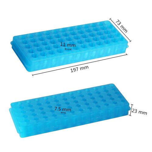 60 Holes Centrifuge Test Tube Rack 2 Side Test Tubes Holder