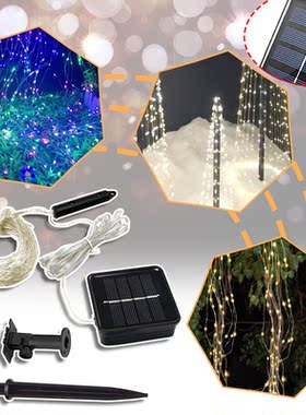 Led Outdoor Solar Lamp String Lights Leds Fairy Holiday