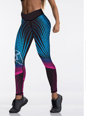 Qickitout 12%spandex Sexy High Waist Elasticity Women Digita