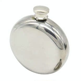 5OZ Stainless Steel Hip Flask Mini Round Alcohol Liquor