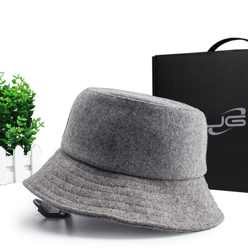 Plus Size Wool Fisherman Hats Male Winter Fleece Snow Panama