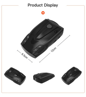 .Anti Laser 2 in 1 Radar Detector GPS Radar 360 degree Radar
