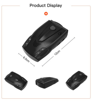 .Anti Laser 2 in 1 Radar Detector GPS Radar 360 degree Radar