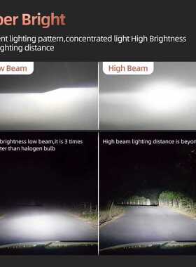 1PC Motorcycle Headlight LED H4 H7 H11 H1 Lamp Fog Lights Le