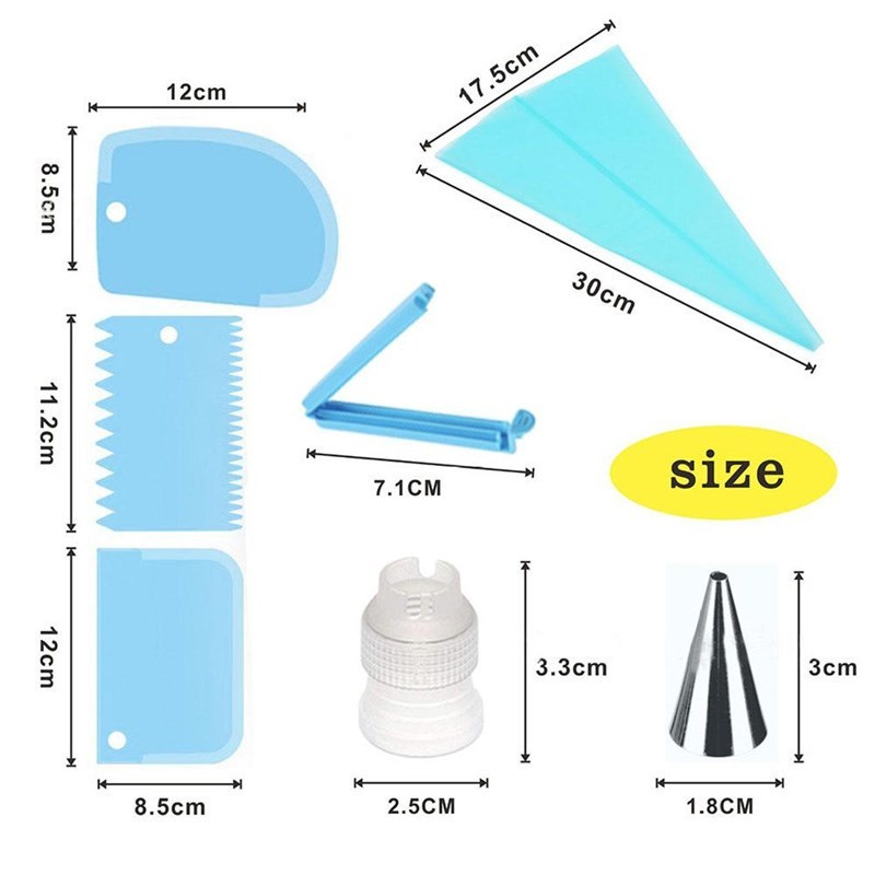 Nozzles for Cakes Pastry Equipment Tools Accessories Bag for