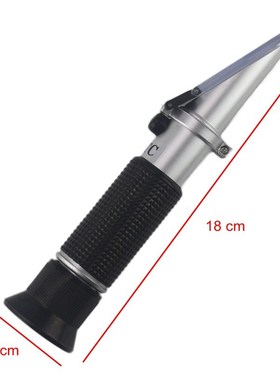 Wine Refractometer Alcohol 0-25% Sugar Content Meter Brix Te