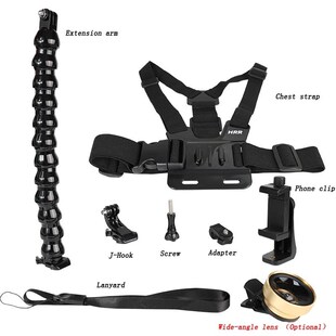 Mobile Phone Chest Mount Harness Strap Holder Cell Phone Cli
