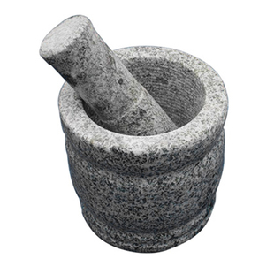 Natural Bluestone Garlic Press Stone Mortar Household