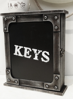 1Pcs European Style Key Box Wall Mounted Printed Hanging