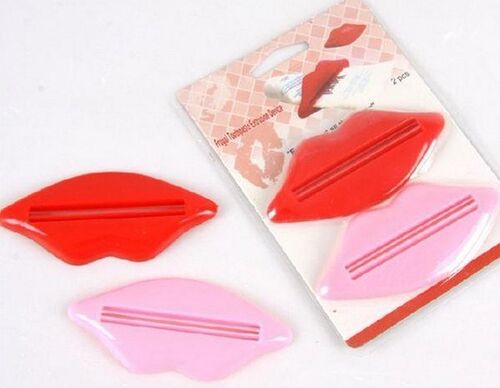 2pcs/lot Creative Red Lips Toothpaste Squeeze Multi-purpose