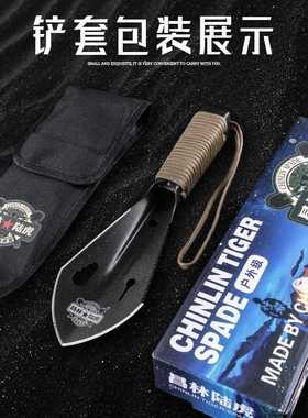 Outdoor stainless steel engineers shovel portable multifunct