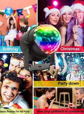 Disco Ball USB DJ Party Flashing LED Stage Lights RGB Crysta