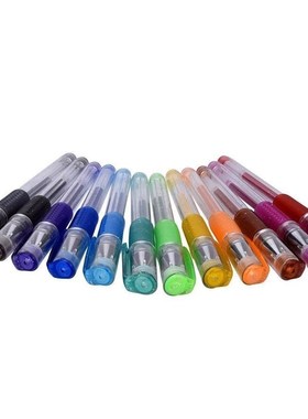 Scented Glitter Gel Pens Set 适用于 Coloring Drawing Doodlin