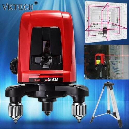 360 degree Laser Level 2 Line 1 Point Laser 635nm Slash
