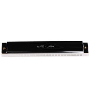 24 Hole Tremolo Harmonica C Key Octave-tuned Mouth Organ wi