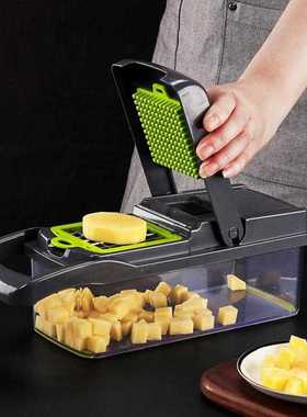 Manual Vegetable Cutter Food Slicer Fruit Presser Slicer Cut