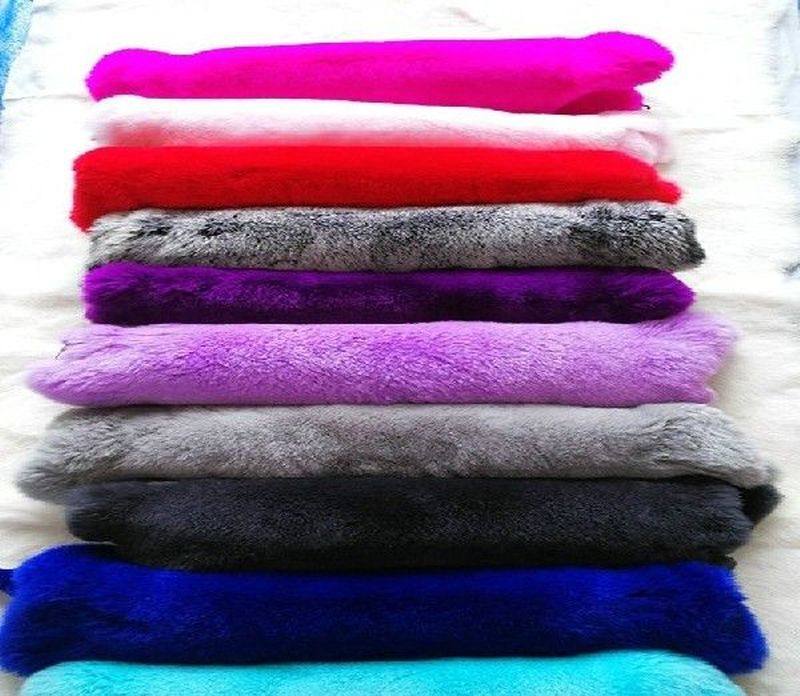 colorful rex rabbit skin box pad general set diy mobile bag