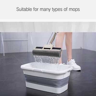Mop-Bucket Household-Tool Fishing Collapsible Handle Car-Was