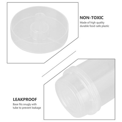 40pcs Pushable Cake Holders Diy Push Cake Mold Cylinder Shap