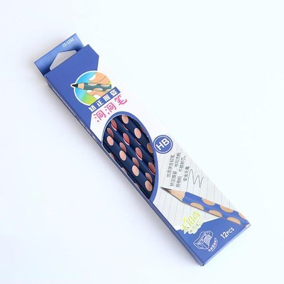 12PCS/Set HB Wood Cased Pencils with Pencil Sharpener, Corr