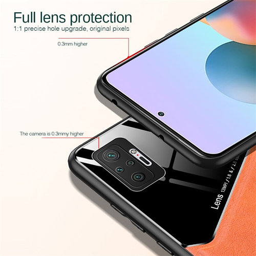 redmy note10 pro case leather texture car magnetic holder co