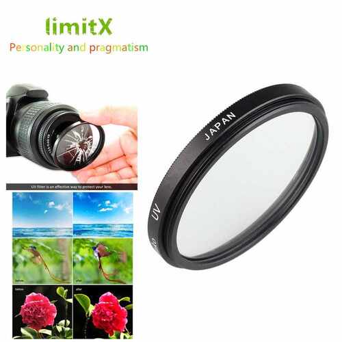 3 in 1 set V Filter lens hood cap for Nikon Coolpix P900 P90