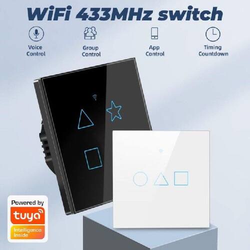 Wifi smart touch switch Light switch Network connection