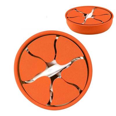 Round Silicone Cable Winder Organizer Desk set Stationary St