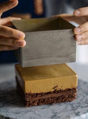 Square Round Stainless Steel Heightened Mold for Baking DIY