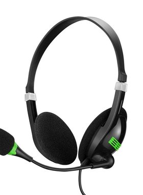 3.5MM USB wired Headset with Microphone for PC 3.5mm Busines