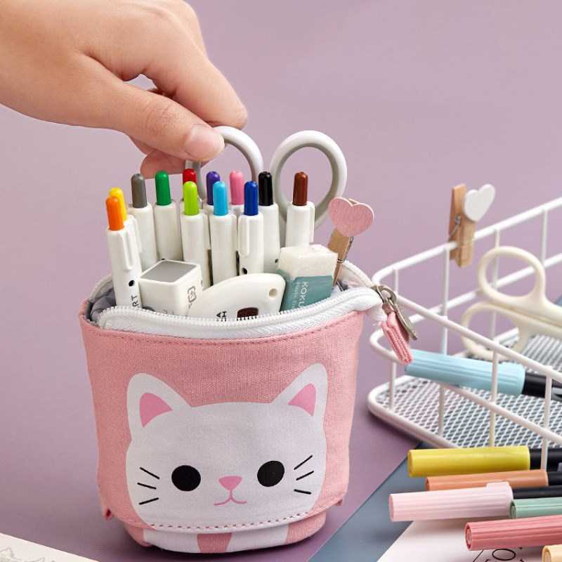 Pop up Pencil Case Cute Multifunctional Pen Holder Statione