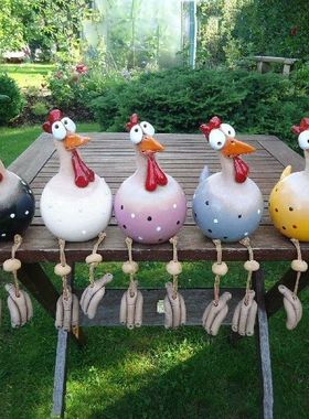 Hot Sale Decor Chicken Garden Plug Hen Rooster Hens Bird