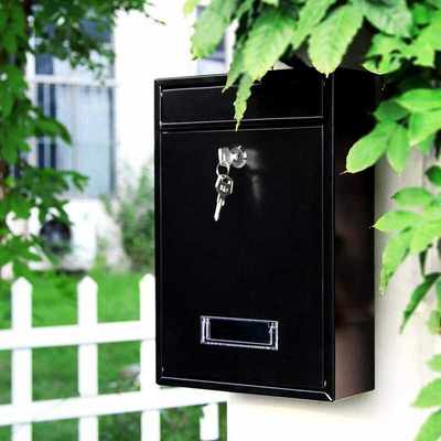 Outdoor Lockable Metal Mailboxes Wall Mounted Mail Box Mailb