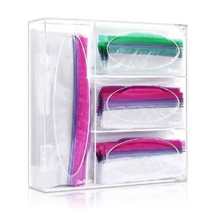 Acrylic Zipper Bag Organizer Drawer Organizer and Plastic