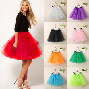 layere Mini Women Ladies Girls Fashion Organza Tutu Tulle