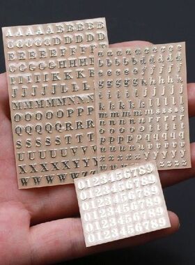 5Pcs 3mm Alphabet Letters Chunky Glitter Epoxy Resin