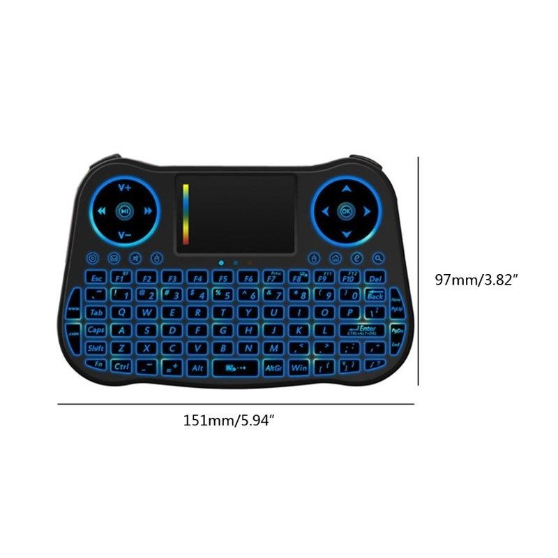 mt08 keyboard wireless mini keyboard usb air mouse backlit t