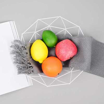 Cretive Fruit Basket Bowl Metal Wire Container Drain Basket