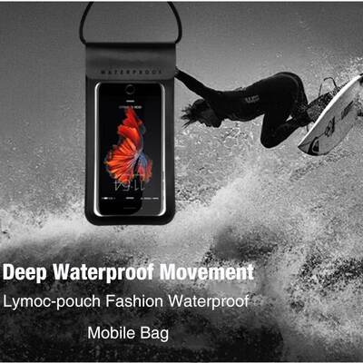 Lymoc Waterproof Phone Bag Pouch Swimming Diving Outdoor Pho