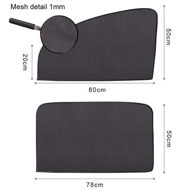 Car Sun Shade UV Protection Car Curtain Cover Universal Magn