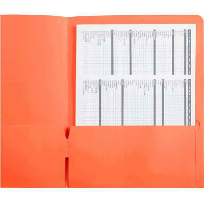 A4 doublesided double pocket folders paper insert paper