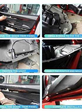 2*Ghost Shadow Logo welcome Car LED Door Light Laser Courtes